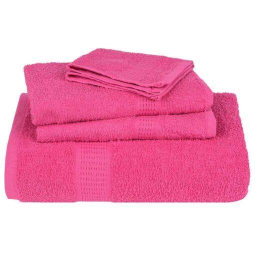 Soap Towels 4 pcs Pink 30x30 cm 360 gsm 100% Cotton - Image 4
