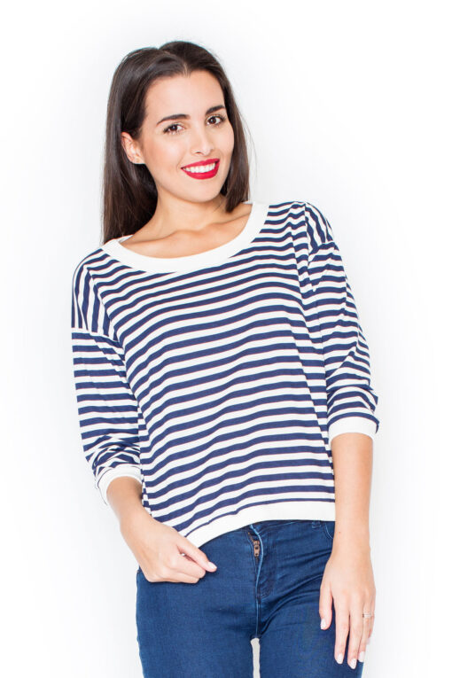 blue - Blouse model 48317 Katrus