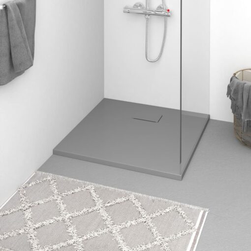Shower Base Tray SMC Grey 80x80 cm - Image 2