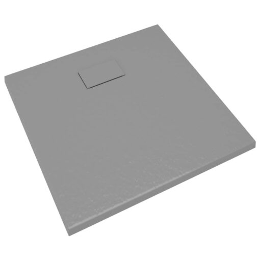 Shower Base Tray SMC Grey 80x80 cm - Image 6