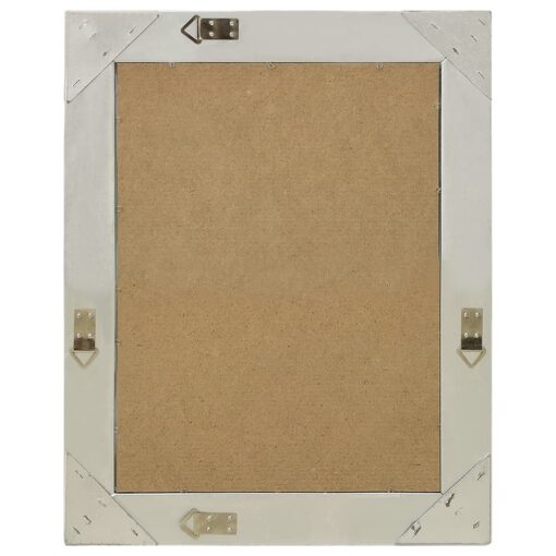 Wall Mirror Baroque Style 50x60 cm Silver - Image 4
