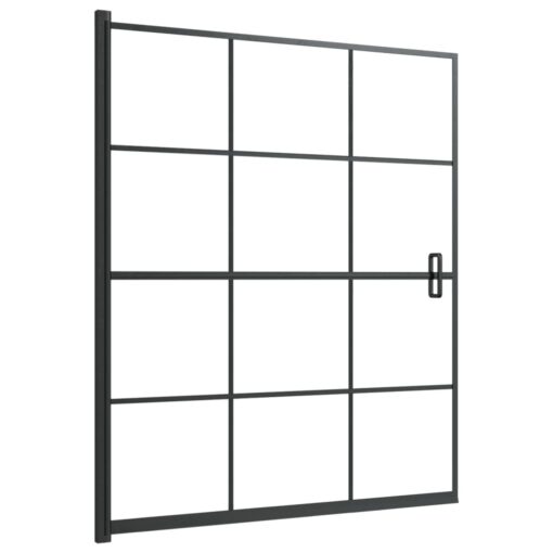 Shower Enclosure ESG 116x140 cm Black - Image 2