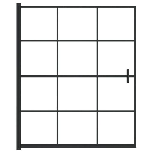 Shower Enclosure ESG 116x140 cm Black - Image 3