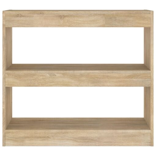 Book Cabinet/Room Divider Sonoma Oak 80x30x72 cm - Image 4