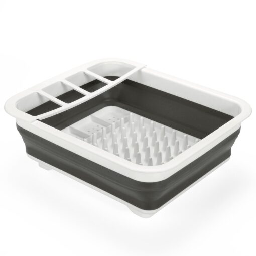 Vinsani collapsible dish drainer dark grey 0000121 - Image 5