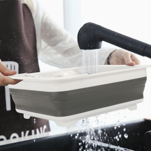 Vinsani collapsible dish drainer dark grey 0000121 - Image 7