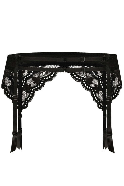 Roza Lagerta Suspender Belt Black - Image 5
