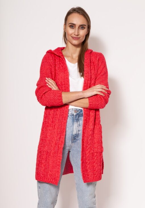red - Cardigan model 177132 MKM