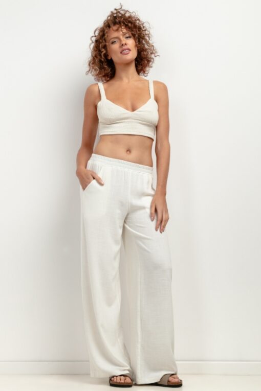 white - Women trousers model 198550 Tessita - Image 2