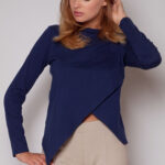 blue – Blouse model 28055 Figl