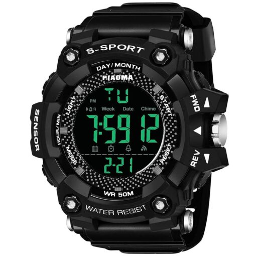 Piaoma Mens Digital water proof watch assorted Model & Colours varied - Image 2