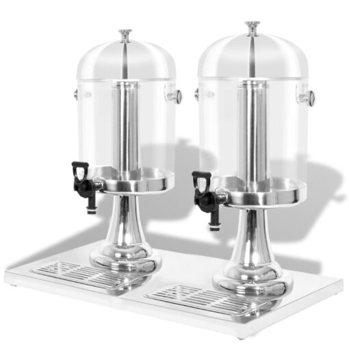 Double Juice Dispenser Stainless Steel 2 x 8 L - Image 2