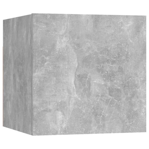 10 Piece TV Cabinet Set Concrete Grey Engineered Wood - Image 6