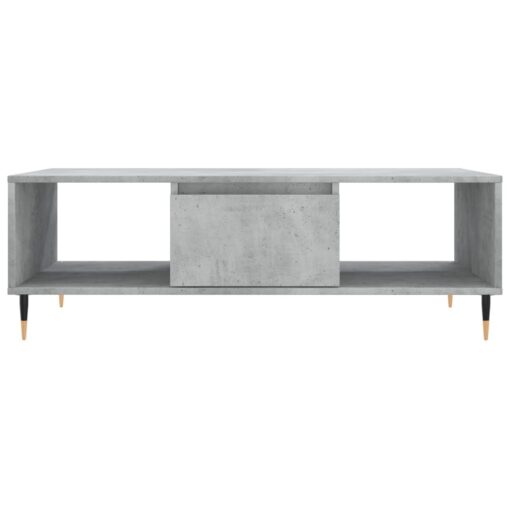 Coffee Table Concrete Grey 104x60x35 cm Engineered Wood - Image 5