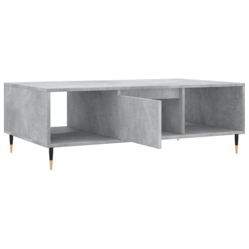Coffee Table Concrete Grey 104x60x35 cm Engineered Wood - Image 6