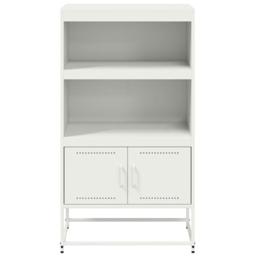 Highboard White 68.5x38.5x123.5 cm Steel - Image 6